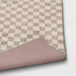 2'6"x4' Checkerboard Plush Accent Rug - Threshold™ -Haven Home Store GUEST 2ab6dcc8 905b 4d18 a009 496b9ef60c35