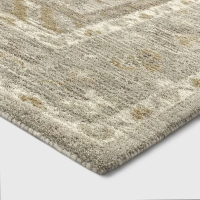 Wool Tufted Geometric Persian Area Rug - Threshold 1 Wool Tufted Geometric Persian Area Rug - Threshold
