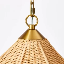 Tapered Rattan Ceiling Light Brown - Threshold™ Designed With Studio McGee 6 Tapered Rattan Ceiling Light Brown - Threshold™ Designed With Studio McGee -Haven Home Store GUEST 2b7582e8 24c7 4074 97fb cc7ed322532b