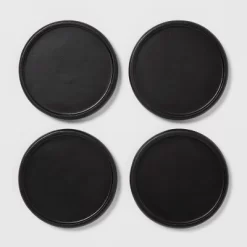 4pk Acacia Modern Coasters Black - Threshold™ -Haven Home Store GUEST 2bfd420c fd43 4188 b79e ba179ac45df8