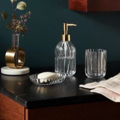 3pc Traditional Coordinate Bath Bundle Set - Threshold™