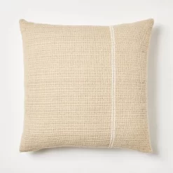 Oversize Embroidered Striped Throw Pillow Cream - Threshold™ Designed With Studio McGee -Haven Home Store GUEST 2d9f3b4e 666b 4f8a b85f 53eccfa35884