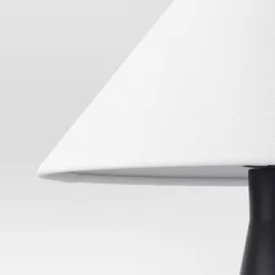 Ceramic Table Lamp With Tapered Shade Black (Includes LED Light Bulb) - Threshold™ 5 Ceramic Table Lamp With Tapered Shade Black (Includes LED Light Bulb) - Threshold™ -Haven Home Store GUEST 2f5353b0 5f4d 45e5 8276 0f240a50e418