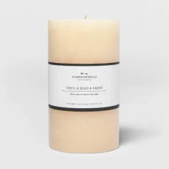 Pillar Vanilla Bean And Amber Candle - Threshold™ -Haven Home Store GUEST 311acfd4 ed2f 4111 b923 395ad3b6df96
