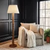 Mid Tone Wood Floor Lamp - Threshold™