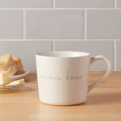 15oz Stoneware Mama Bear Mug - Threshold™: Mom Coffee Cup, Microwave & Dishwasher Safe, Hot Beverage Mugs