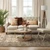 Oakton Jacquard Chenille Area Rug Rust - Threshold™