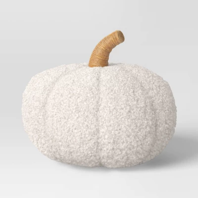 Teddy Boucle Shaped Pumpkin - Threshold™ 3 Teddy Boucle Shaped Pumpkin - Threshold™ - Image 3