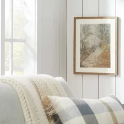 16" X 20" Ancient Fresco Linen Framed Wall Art Print - Threshold™ Designed With Studio McGee