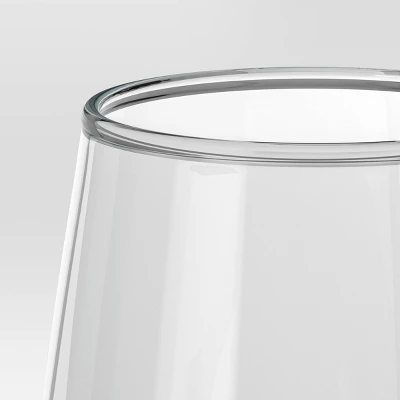15oz 6pk Stemless Hutton Wine Glasses - Threshold™ 3 15oz 6pk Stemless Hutton Wine Glasses - Threshold™ - Image 3