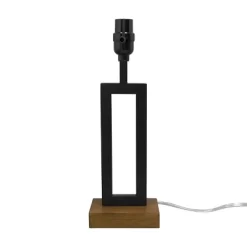 Weston Window Small Lamp Base Black - Threshold™: Modern Rectangle, No Assembly Required, ETL Listed -Haven Home Store GUEST 3cfd56e6 2f46 4ea2 bad2 90d01513285f