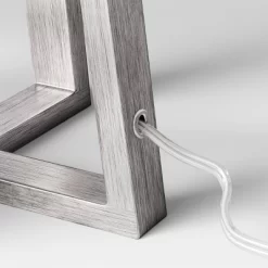 Brushed Linear Large Lamp Base Silver - Threshold™ -Haven Home Store GUEST 3e3a1e66 c48f 4459 a921 1a6887f4340d