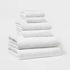 6pc Modern Bath Towels And Washcloths Set - Threshold™ -Haven Home Store GUEST 3ef88610 ecb2 46a3 b326 af5218820255