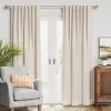 1pc Blackout Textural Overlay Window Curtain Panel - Threshold™