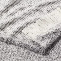 60"x80" Marled Boucle Bed Throw With Fringe Gray - Threshold™ -Haven Home Store GUEST 3f817105 6b31 471a b74d 32b24e2757c0