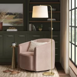 New Traditional Downbridge Floor Lamp Brass - Threshold™