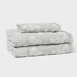 Traditional Garden Floral Towel Green - Threshold™ -Haven Home Store GUEST 41d57b80 363b 44dc 8a13 13332623fa5b