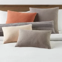 Lumbar Modern Stripe Decorative Throw Pillow Gray - Threshold™