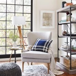 60"x16" Tripod Floor Lamp Oak Tone Wooden Finish - Threshold™: Elegant Standing Lighting, 3-Way Switch, UL Listed -Haven Home Store GUEST 451eedd8 06bc 43dc bced a0cbcc3d0c93 1