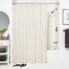72" Rust Proof Stainless Steel Two-Way Mount Taper Finial Shower Curtain Rod Nickel - Threshold™