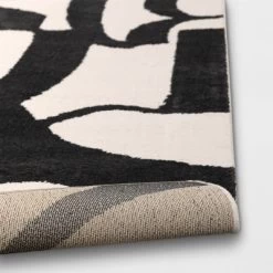 Abstract Inkblot Rug Black/White - Threshold™ -Haven Home Store GUEST 4794689c 040b 444b b960 d50b9ba49a0e