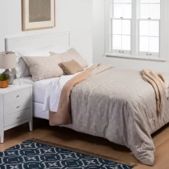 5pc Printed Geo Comforter Set Assorted Beiges - Threshold™