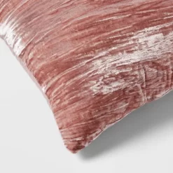 14"x20" Luxe Velvet Oblong Decorative Pillow Mauve - Threshold™ -Haven Home Store GUEST 48ddf68a 02d0 46f1 b0ab 5557321b69be