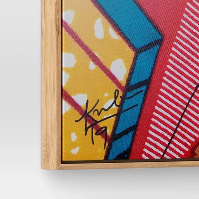 30" X 30" Pattern Portrait By Adekunle Adeleke Framed Wall Canvas - Threshold™ 3 30" X 30" Pattern Portrait By Adekunle Adeleke Framed Wall Canvas - Threshold™ - Image 3