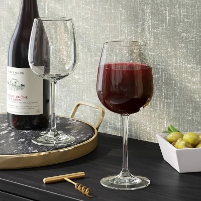 18oz Large Hutton Wine Glass - Threshold™ 1 18oz Large Hutton Wine Glass - Threshold™