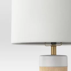 Ceramic Table Lamp With Natural Wrap White - Threshold™ -Haven Home Store GUEST 4b334493 2205 4326 b682 097922bf6d07