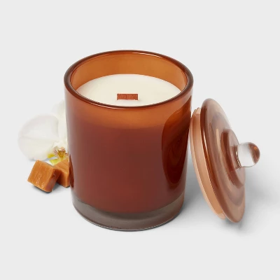 Wooden Wick Lidded Jar Candle - Threshold™ 2 Wooden Wick Lidded Jar Candle - Threshold™ - Image 2