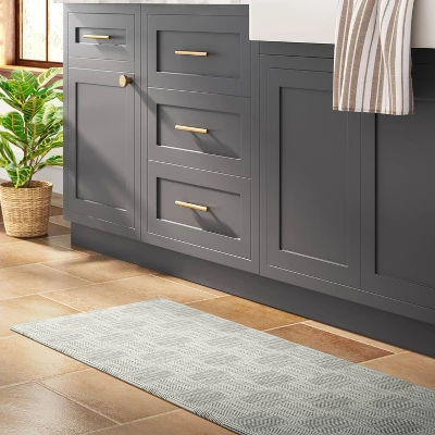 1'6"x5" Rareta Lines Comfort Runner Mat - Threshold™: Skid-Resistant Kitchen Floor Mat, Indoor Use, Abstract Pattern 1 1'6"x5" Rareta Lines Comfort Runner Mat - Threshold™: Skid-Resistant Kitchen Floor Mat, Indoor Use, Abstract Pattern