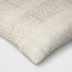 Textural Solid Square Throw Pillow Off-White - Threshold™ -Haven Home Store GUEST 4d16579b 46b2 433b b8bd 82d8cf5ae1f6