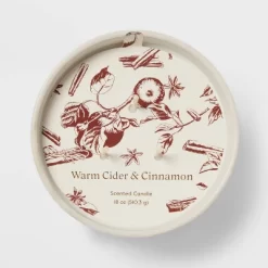 Textured Straight Side Ceramic Warm Cider & Cinnamon Candle White - Threshold™ -Haven Home Store GUEST 4d4a178e e5e3 4dad a13d 9c123014361b