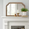 36" X 26" French Country Mantle Wood Mirror Natural - Threshold™
