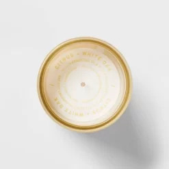 Wellness Jar Citrus And White Oak Candle Yellow - Threshold™ -Haven Home Store GUEST 50baa9e6 91bd 4748 825e 7835625829b3