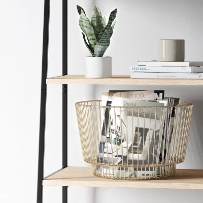 18" X 11" Metal Wire Basket - Threshold™ 1 18" X 11" Metal Wire Basket - Threshold™