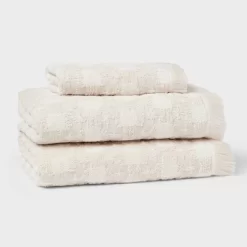 Boho Ikat Patterned Towel Cream - Threshold™ -Haven Home Store GUEST 55160f37 471a 4409 b6d0 050726cad15c