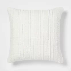 Oversized Textural Woven Throw Pillow Cream - Threshold™ -Haven Home Store GUEST 576d2931 2f98 4603 97e9 14cb8d27855b