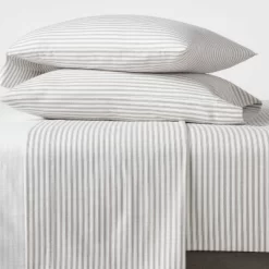 Fall Flannel Solid Sheet Set - Threshold™