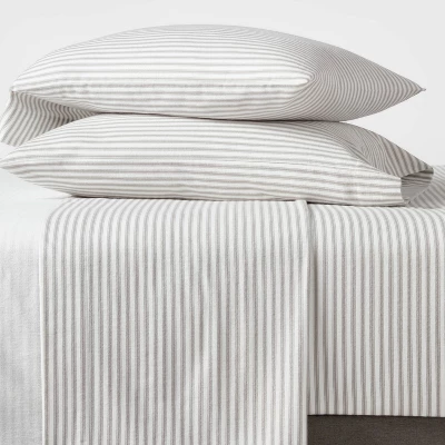 Fall Flannel Solid Sheet Set - Threshold™ 1 Fall Flannel Solid Sheet Set - Threshold™