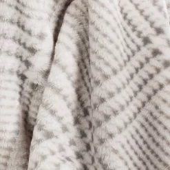 Oversized Printed Glen Plaid Primalush Throw Blanket Gray/Ivory - Threshold™ -Haven Home Store GUEST 59907d51 7372 4524 ae89 6f8e748fa05e