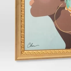 24" X 30" Floral Dream By Nikki Chu Vintage Canvas Board Gold - Threshold™ -Haven Home Store GUEST 5a042000 aaac 4e72 a3dc a07d331687a2