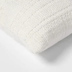 Oversized Textural Woven Throw Pillow Cream - Threshold™ -Haven Home Store GUEST 5dd62727 eb6d 4c1e b97a c6462b17a8e4