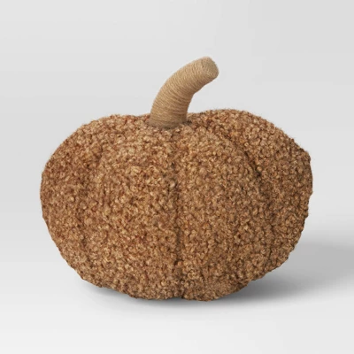 Teddy Boucle Shaped Pumpkin - Threshold™ 5 Teddy Boucle Shaped Pumpkin - Threshold™ - Image 5