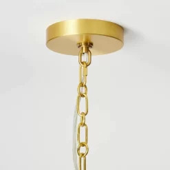 Reeded Glass Pendant Brass - Threshold™ Designed With Studio McGee 5 Reeded Glass Pendant Brass - Threshold™ Designed With Studio McGee -Haven Home Store GUEST 60ed5016 65f8 438e bf2a 6c5f749d8bfe