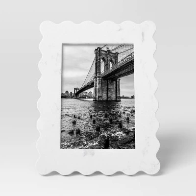 5"x7" Marble/Stone Table Picture Frame - Threshold™ 2 5"x7" Marble/Stone Table Picture Frame - Threshold™ - Image 2