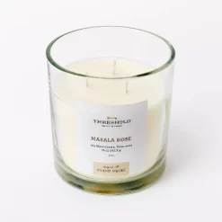 Clear Glass Masala Rose Candle White - Threshold™ Designed With Studio McGee -Haven Home Store GUEST 6158848c d4f8 4efe 93c4 8a58a533ee09
