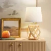 Small Geo Table Lamp Brown (Includes LED Light Bulb) - Threshold™