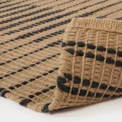 Reseda Hand Woven Striped Jute Cotton Area Rug Black - Threshold™ Designed With Studio McGee -Haven Home Store GUEST 63048137 bd58 46b7 abb2 3b417d7776e5